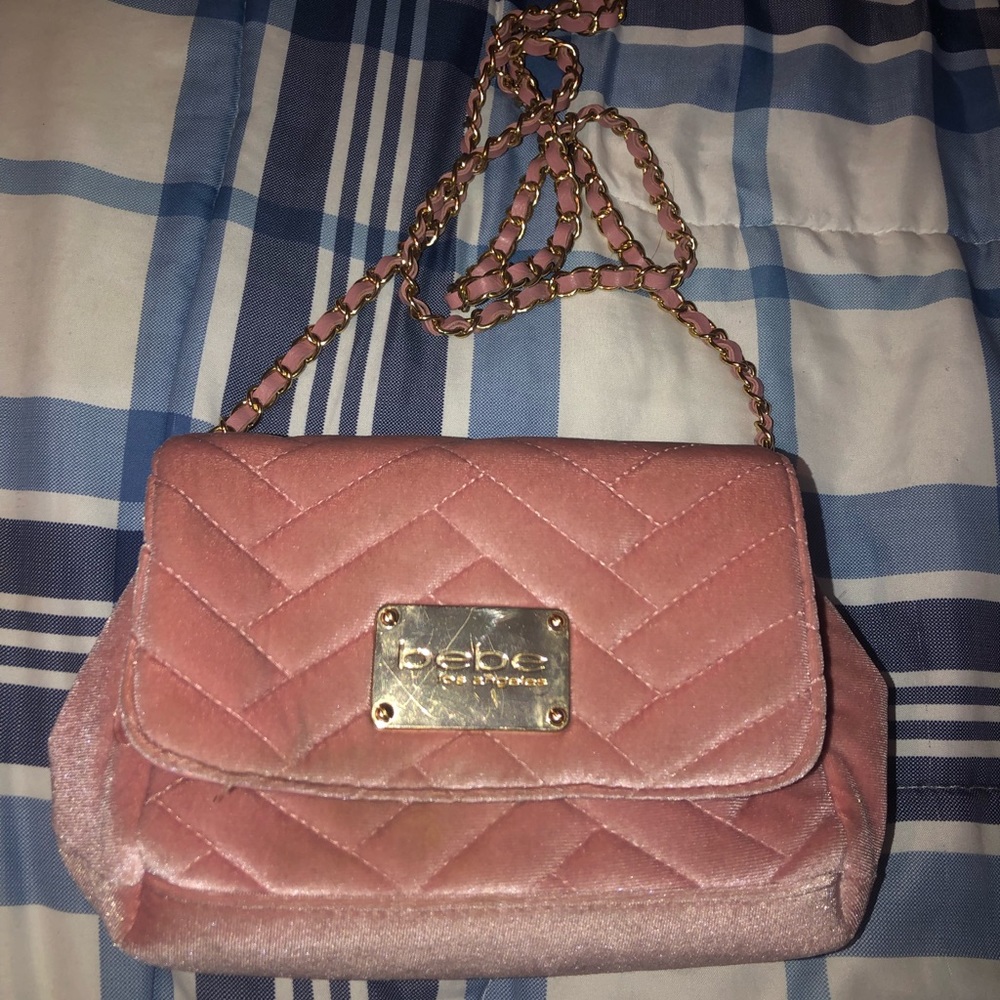 Small Chain Suede Crossbody Bag